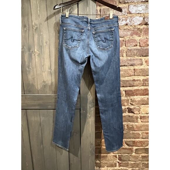 AG Adriano Goldschmied Women's Jeans The Stevie Slim Straight Sz 29R USA - Picture 4 of 13